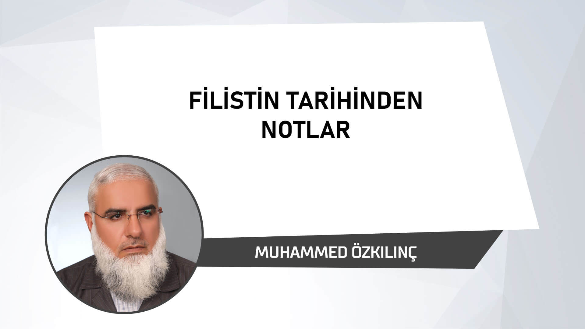 Filistin Tarihinden Notlar