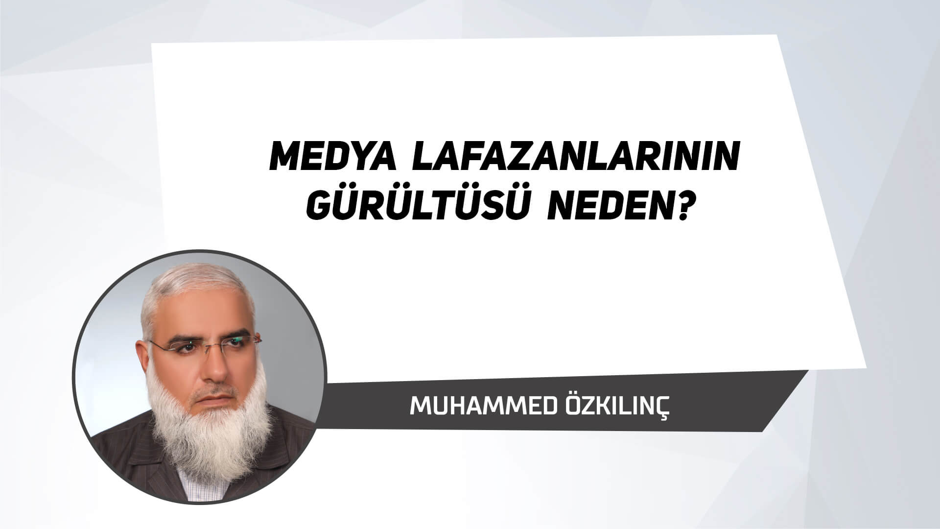 Medya Lafazanlarının Gürültüsü Neden?